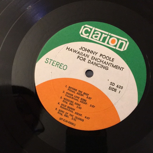 Vintage Hawaii Enchantment by Johnny Poole  Vinyl record by Clarion - Picture 5 of 5